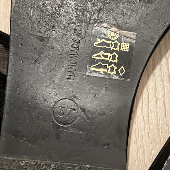 Ancient Greek Sandals Sheer Polka Dot Sandals - Picture 5 of 5